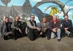 Executive members of the Massey Birdwood Settlers Assn in front of the mural Lto R Kay Wilson John Riddell Ian Miller Ershad Ali Warren Flaunty and Allen Davies